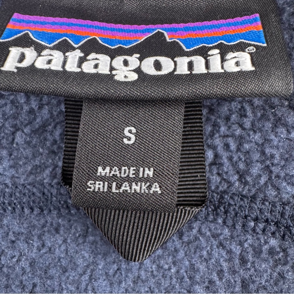 Patagonia Better Sweater Vest Women's Small Blue Fleece Gorpcore Full Zip Logo - Picture 2 of 11